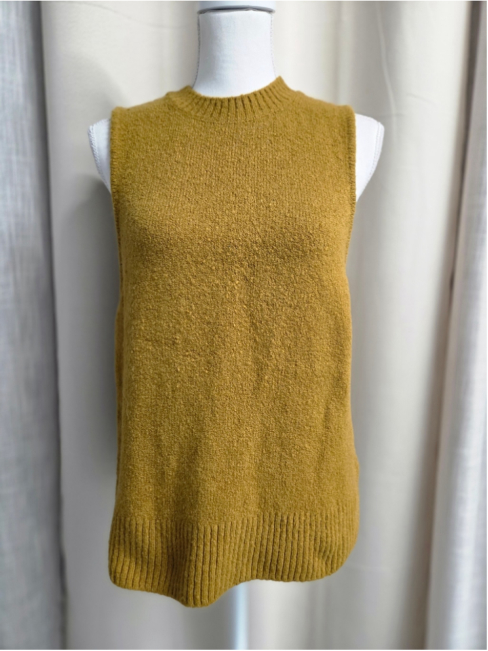 Daily Ritual Women's Layered Fall Sweater Vest Wool Blend Cottagecore Y2K Size L